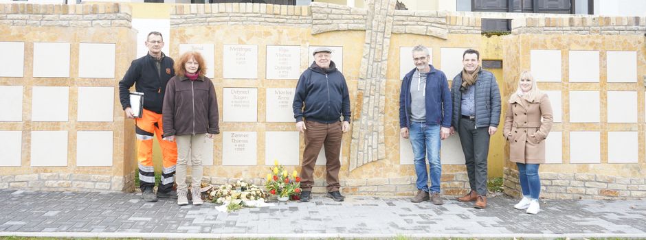 Urnenwand in Hemmersdorf fertiggestellt