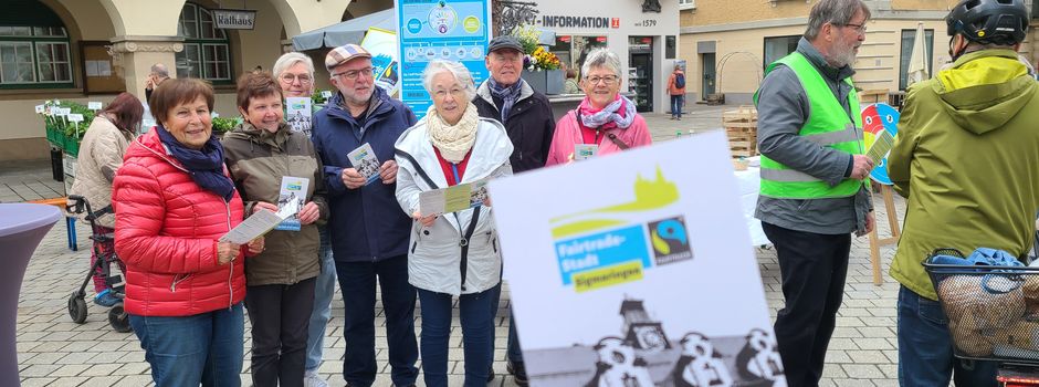 Faires Frühstück auf dem Wochenmarkt und Neuauflage „FairFührer“ - der faire Ein-kaufsführer für Sigmaringen