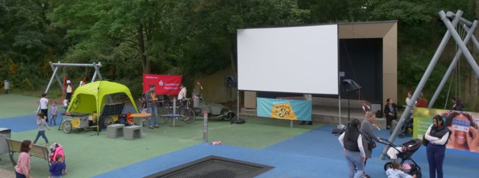 Solares Wanderkino im Strandbad