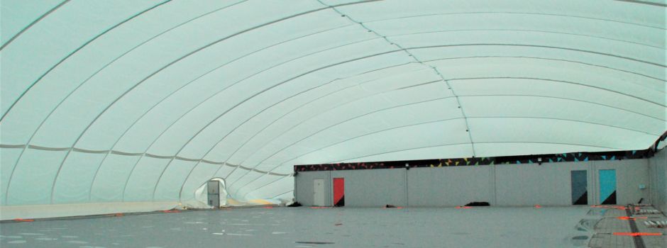 Mainzer Taubertsbergbad bekommt neue Traglufthalle für halbe Million Euro