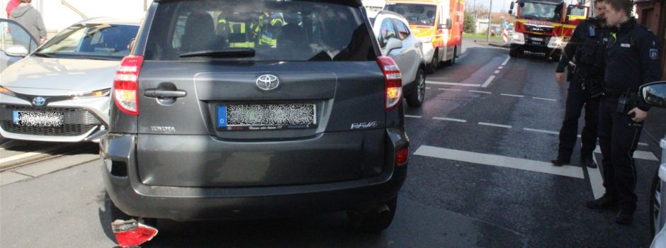 61-jähriger Niederkasseler bei Verkehrsunfall verletzt