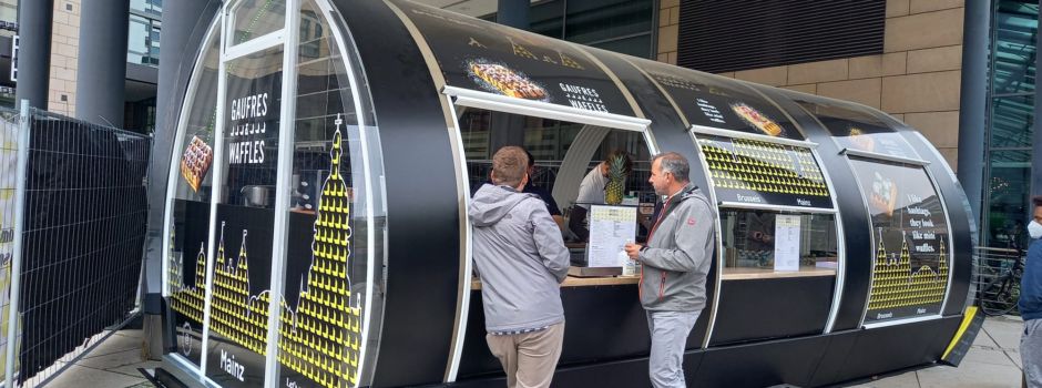 In Mainz werden jetzt belgische Gourmet-Waffeln verkauft