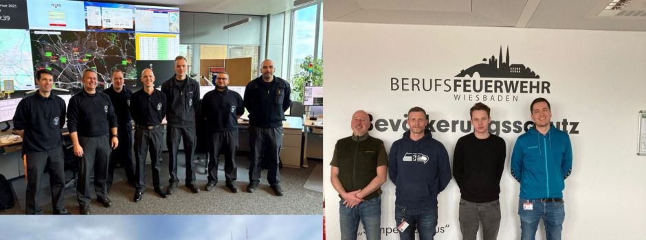 Verletzte Wiesbadener Feuerwehrleute: Kameraden mit emotionaler Nachricht