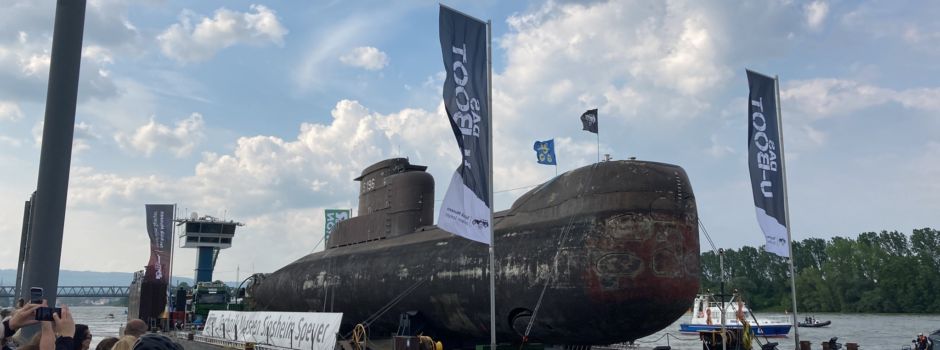 U-Boot durch Rheinhessen unterwegs
