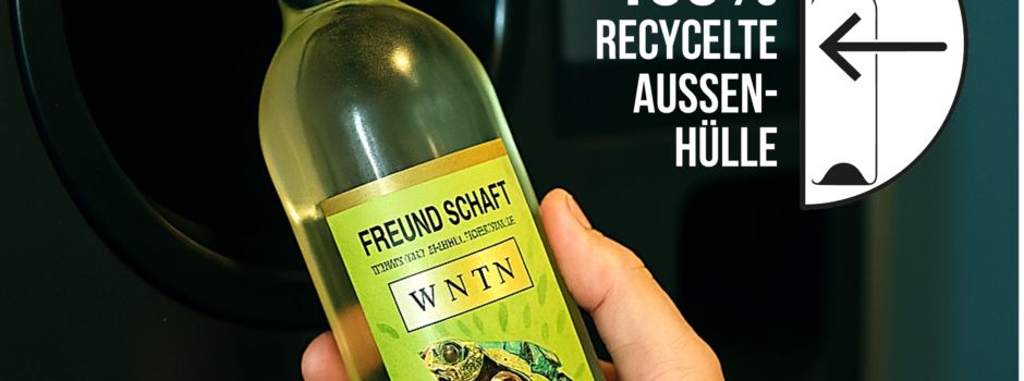 Rohstoffe - 100% recyceltes Material