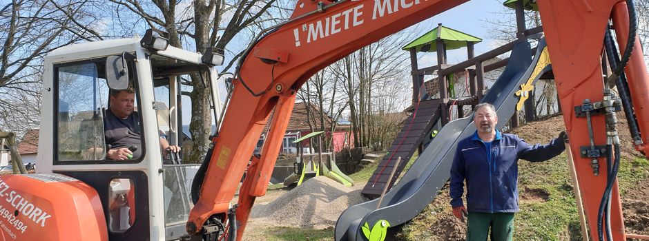 Spielplatz Robern erneuert
