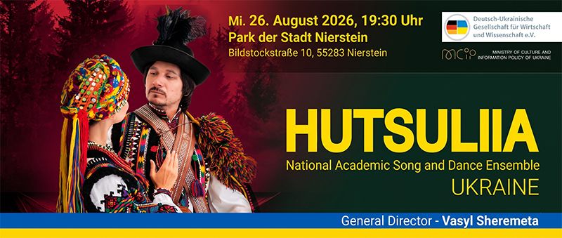 Kultureller Botschafter der Ukraine: Ensembles „Huzulija“ gibt Benefizkonzert in Nierstein