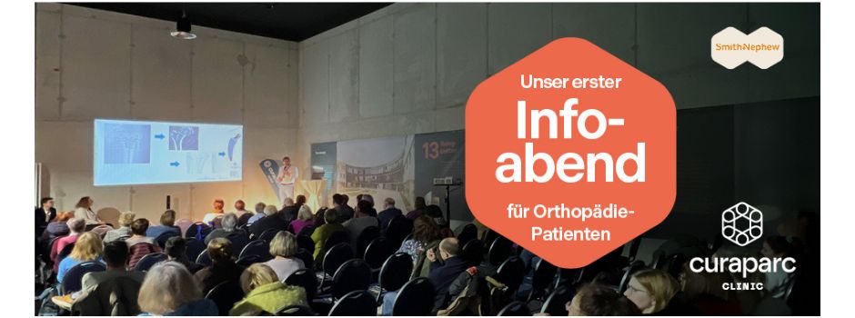 Sechs Experten der curaparc clinic informieren über orthopädische Chirurgie und gelingenden Gelenkersatz