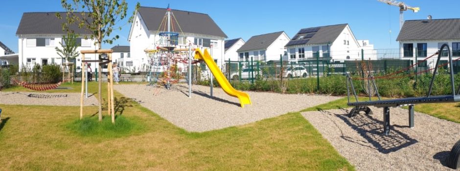 Neuer Spielplatz am Lavendelweg