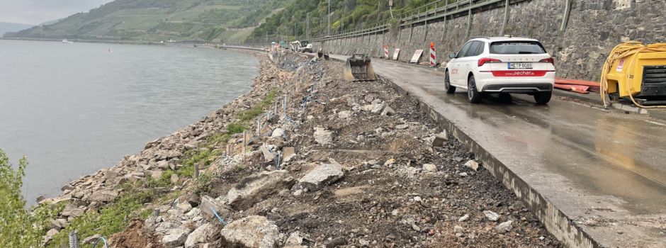 Straße zwischen Lorch und Rüdesheim bleibt länger vollgesperrt