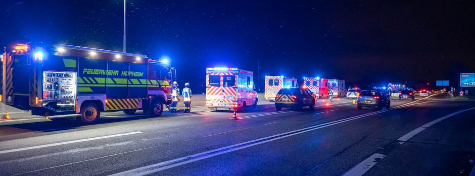Unfall am Wiesbadener Kreuz: A66 kurzzeitig vollgesperrt