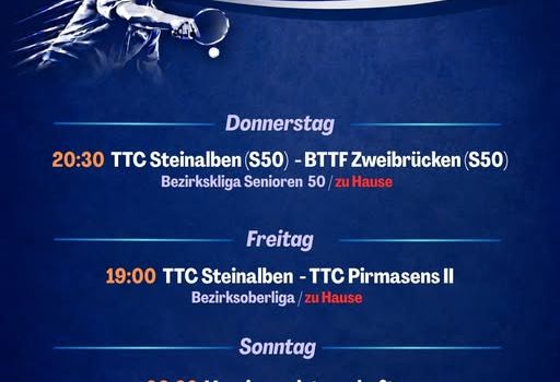 Das TT-Wochenende beim TTC - Vereinsmeisterschaften 2026