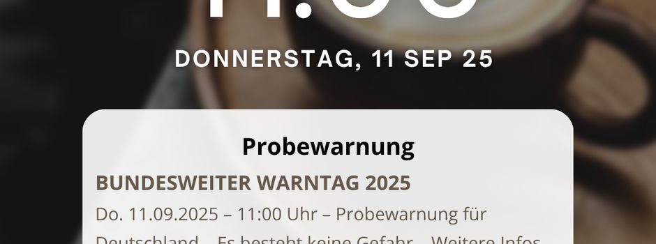 🚨 Bundesweiter Warntag 2025