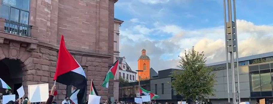 Hunderte Teilnehmer bei Demo in Mainz zum Nahost-Konflikt