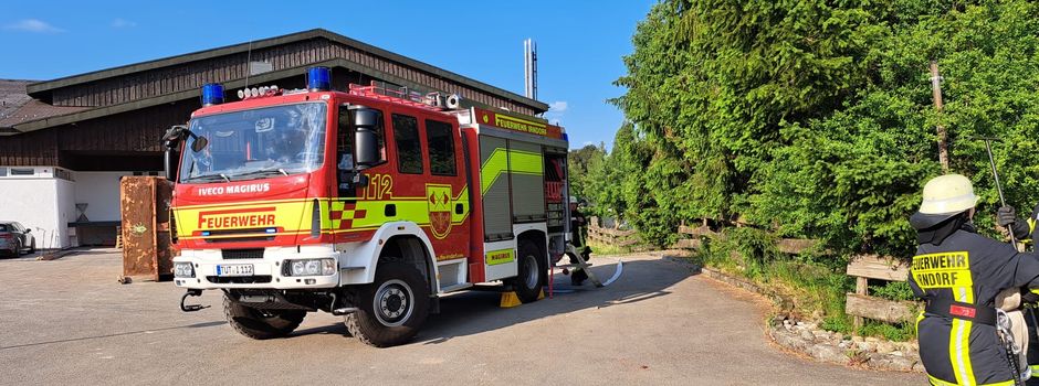 Großübung der Feuerwehr Irndorf 