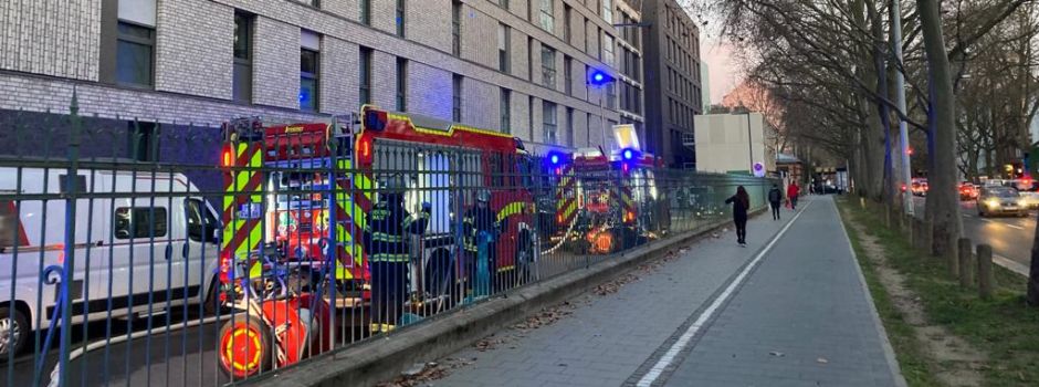 Feuerwehr-Großeinsatz am Mainzer Zollhafen
