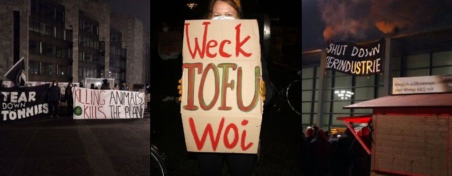 Lautstarker Protest gegen Fleischkongress in Mainz