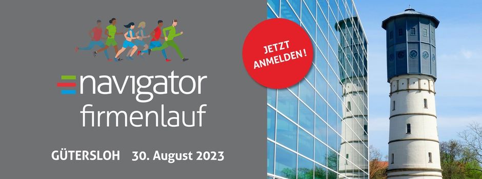 Der navigator Firmenlauf findet am 30. August 2023 in Gütersloh statt!