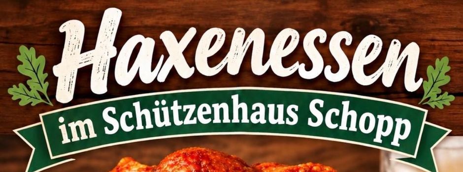 Haxenessen im Schützenhaus  am 31.10.2026