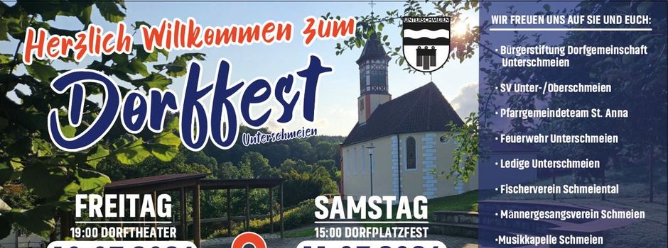 Dorffestwochenende in Unterschmeien