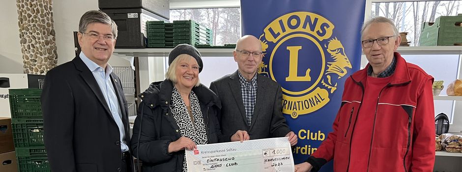 „Löwen“ unterstützen Tafel