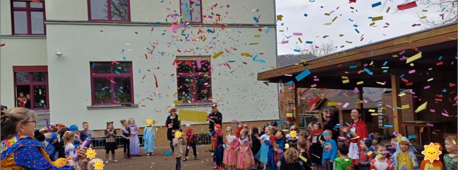 Buntes Faschingstreiben im integrativen Kindergarten „Tranquilla Trampeltreu“ Kahla