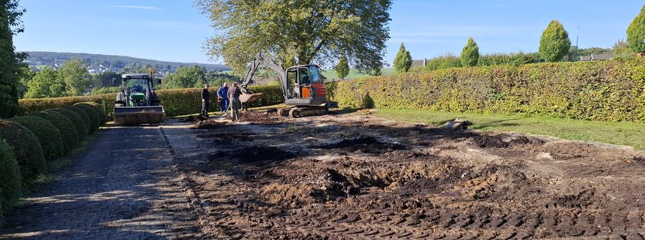 Grabfeldräumung schon fertig