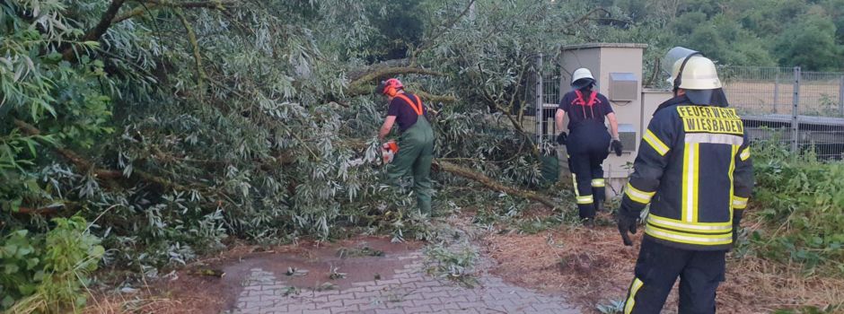 Unwetter hinterlässt „Spur der Verwüstung“ in Wiesbaden
