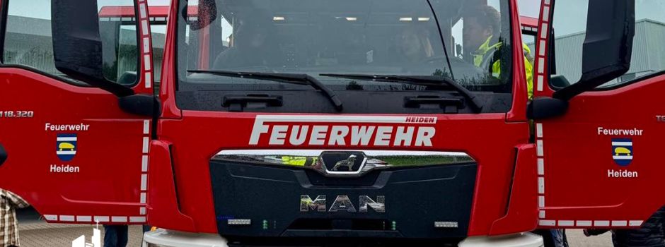 Neues TLF 3000 für die Feuerwehr Heiden