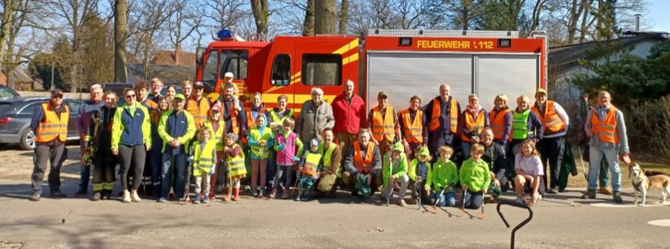 Dorfreinigung – ein voller Erfolg!
