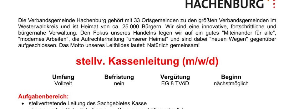 stellv. Kassenleitung