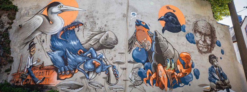 „Across Generations“: Riesiges Kunstwerk am Rhein-Museum in Koblenz entstanden