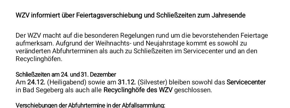 Weihnachten & Jahreswechsel