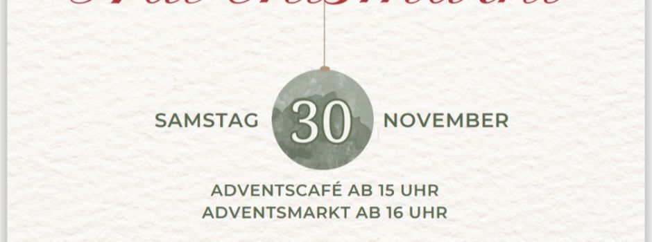 Heute: Adventsmarkt in Untergimpern