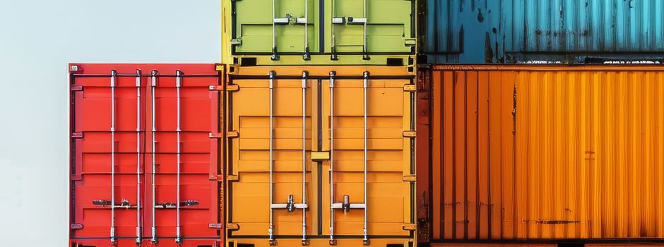 In mehrere Container eingestiegen
