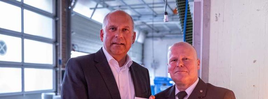 Stadtbrandinspektor Marco Kirchner feierlich verabschiedet