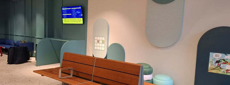 Neuer Wartebereich mit Café am Mainzer Hauptbahnhof