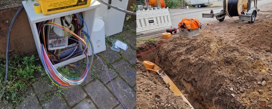 Stand Glasfaserausbau