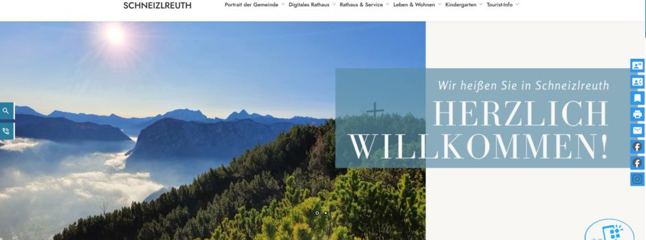 Neue Homepage www.schneizlreuth.de