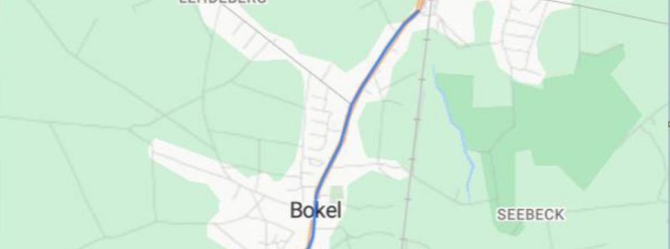 Bokel: Arbeiten im Straßenraum auf der L 134 vom 12.-30.10.2026