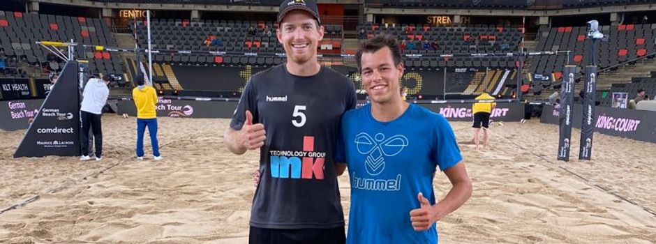 Beachvolleyball: Jungs vom TuS Mondorf treten gegen Olympioniken an