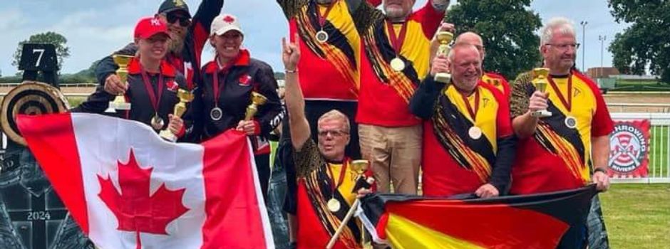 Weltmeister 2024 im Doppelaxt-Werfen kommt aus Klein-Eichen