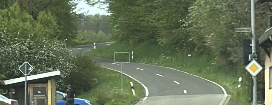 Ortsschild wieder entwendet