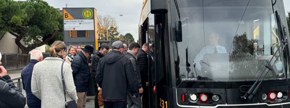 Nach zwei Jahren Bauzeit: Mainzer Straßenbahnstrecke wieder befahrbar
