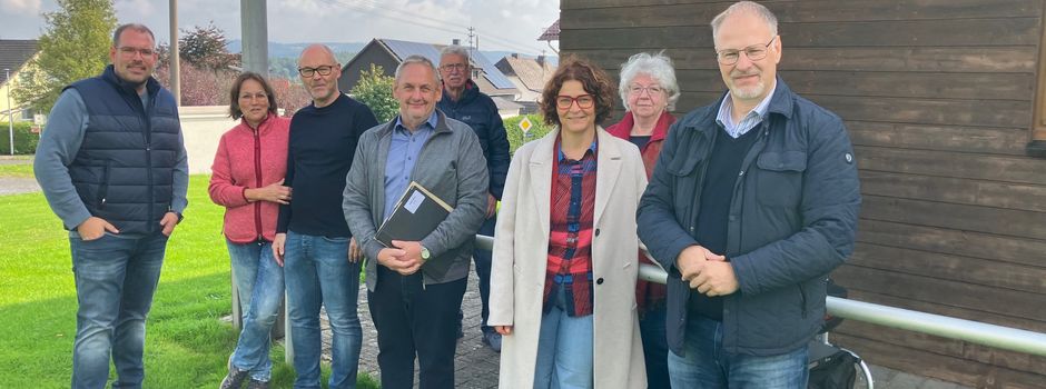 Harald Orthey, MdB, vor Ort in Mudenbach