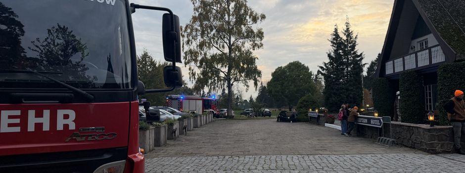 Einsatz der freiwilligen Feuerwehr Koserow
