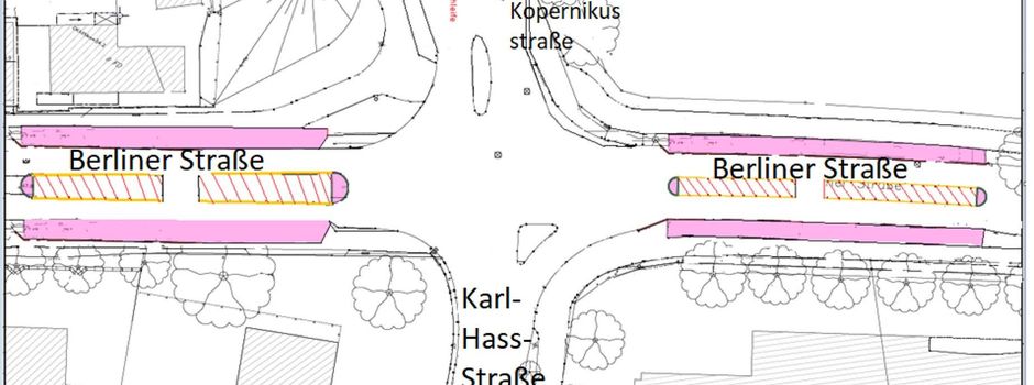 Schulzentrum Nord: Halt an neuen Bushaltestellen auf der Berliner Straße ab 28.11.2022