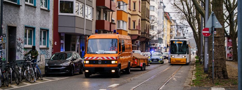 Unfall zwischen Bus und Straßenbahn in Mainzer Neustadt