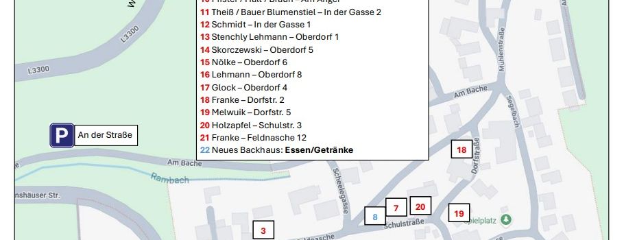 3. Dorfflohmarkt in Rambach 