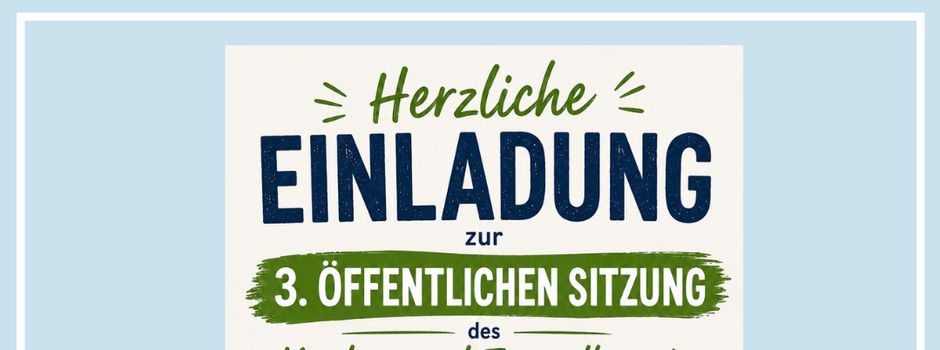 Einladung zur
dritten öffentliche Sitzung des
Kinder- und Jugendbeirats (kijube)